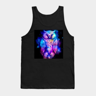 Watercolor owl Tank Top